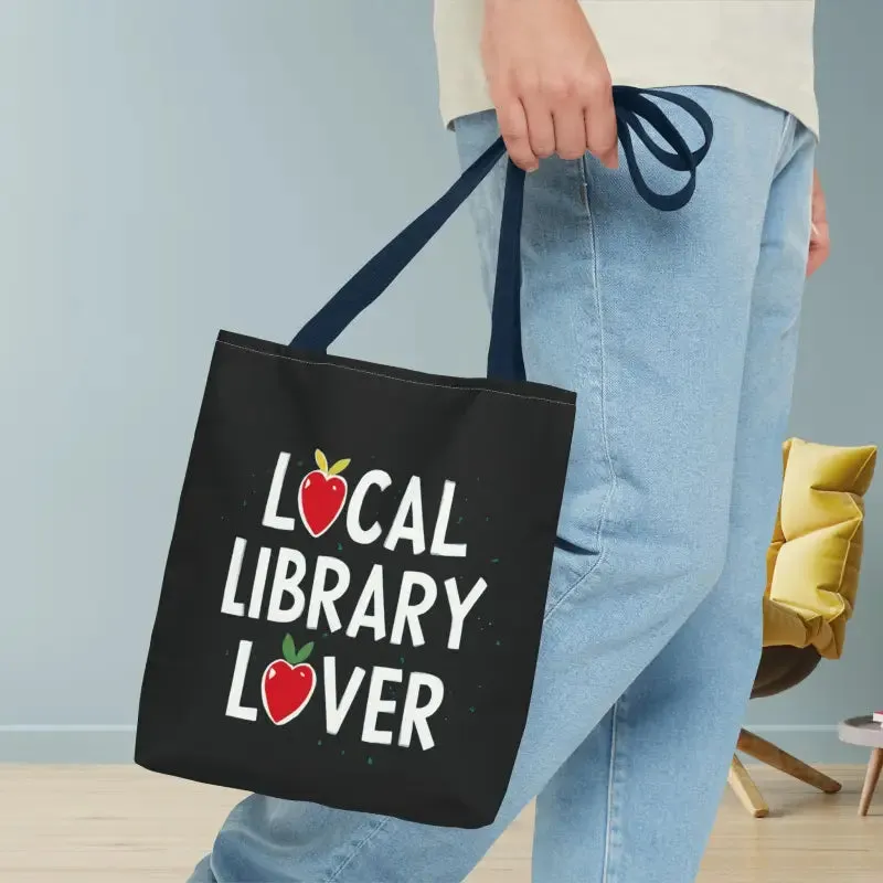 Library Lover Aop Tote Bag Perfect for Everyday Style