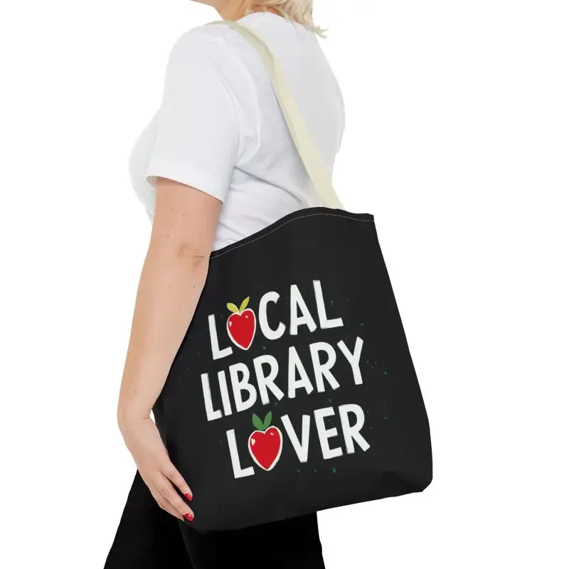 Library Lover Aop Tote Bag Perfect for Everyday Style