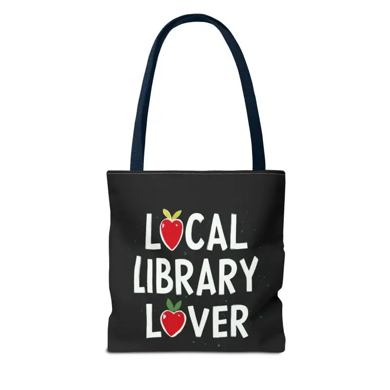 Library Lover Aop Tote Bag Perfect for Everyday Style