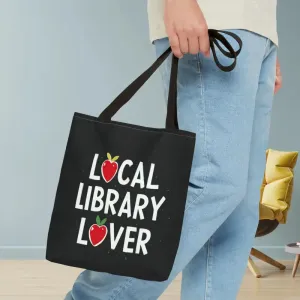 Library Lover Aop Tote Bag Perfect for Everyday Style