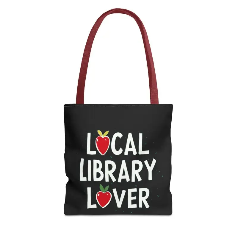 Library Lover Aop Tote Bag Perfect for Everyday Style