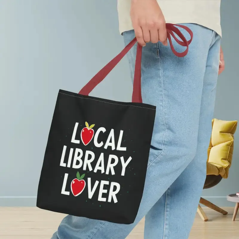 Library Lover Aop Tote Bag Perfect for Everyday Style