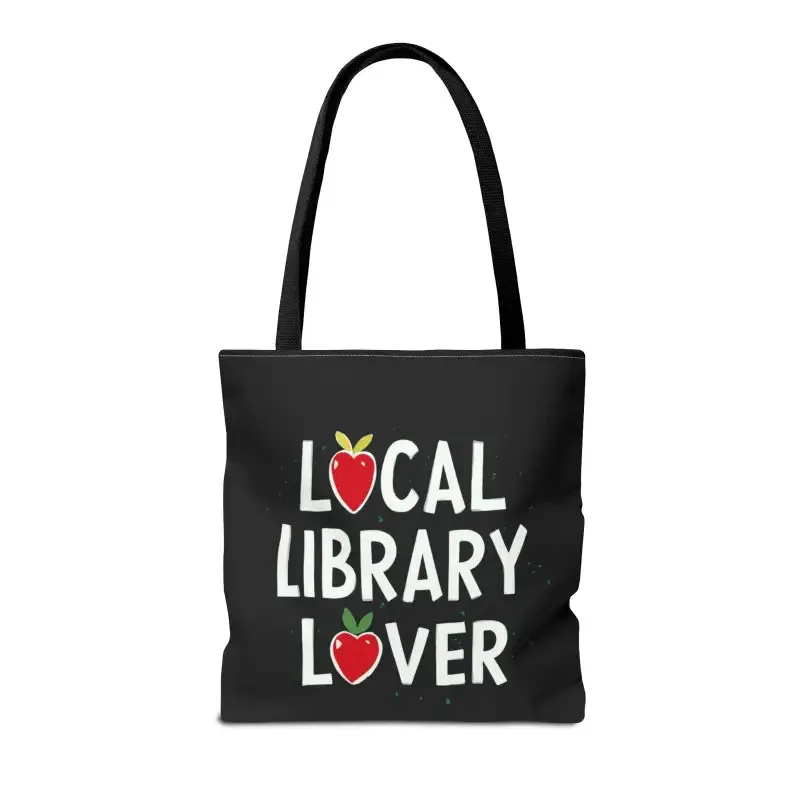 Library Lover Aop Tote Bag Perfect for Everyday Style