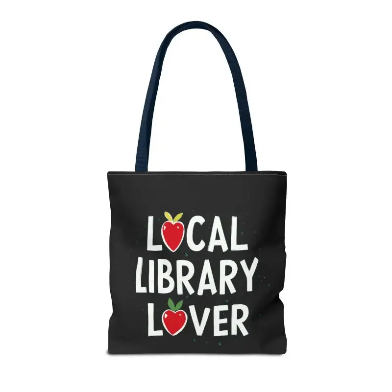 Library Lover Aop Tote Bag Perfect for Everyday Style