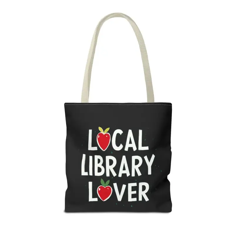 Library Lover Aop Tote Bag Perfect for Everyday Style