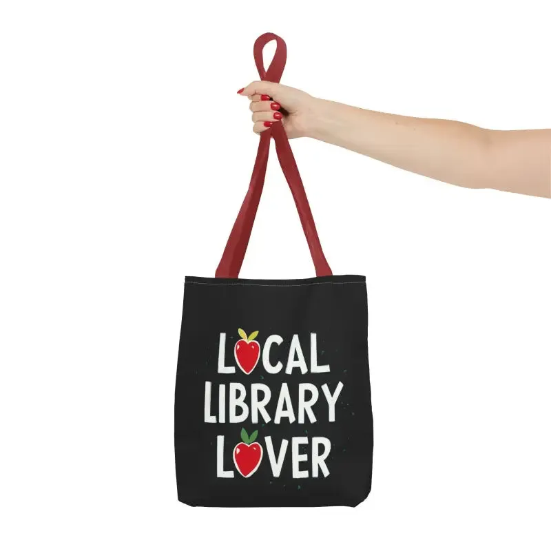 Library Lover Aop Tote Bag Perfect for Everyday Style
