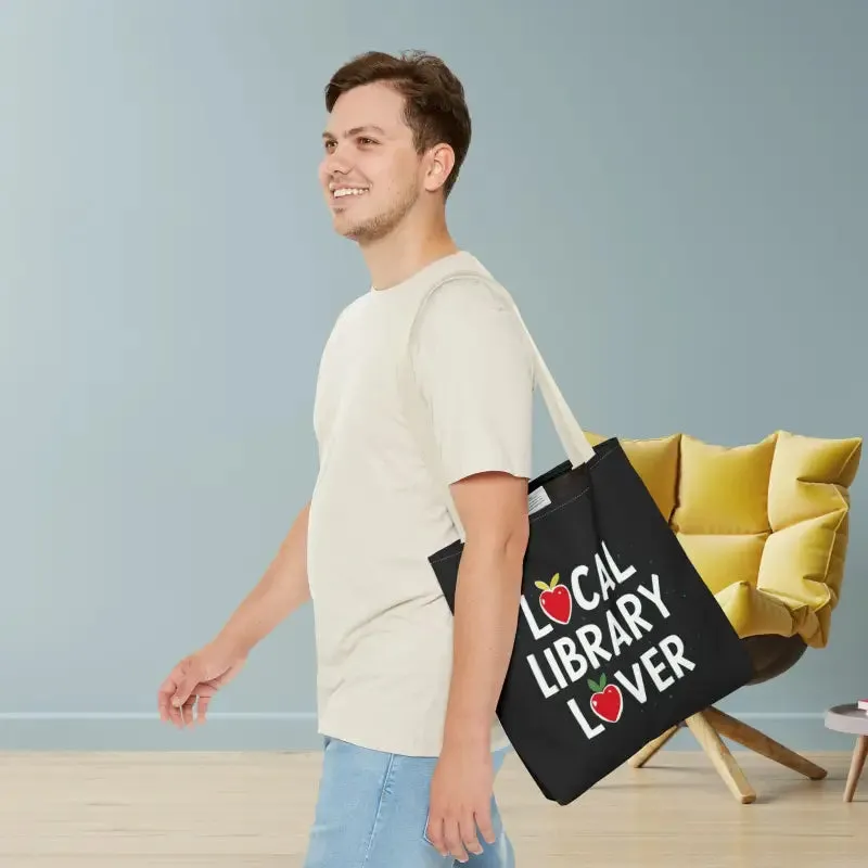 Library Lover Aop Tote Bag Perfect for Everyday Style