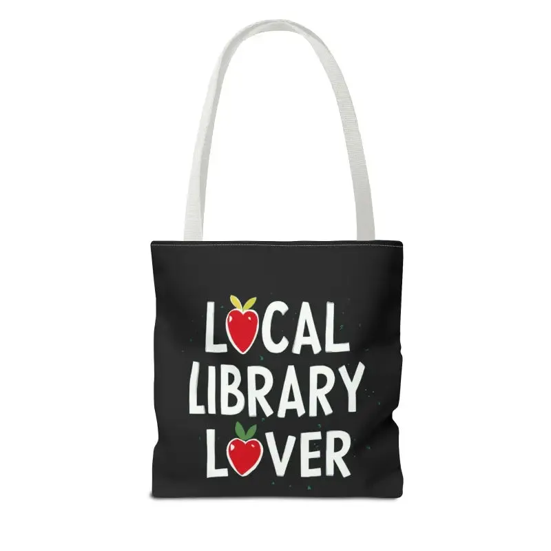 Library Lover Aop Tote Bag Perfect for Everyday Style