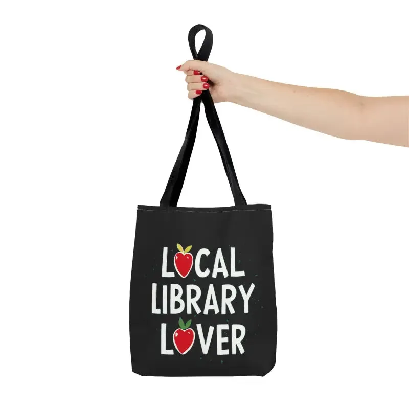 Library Lover Aop Tote Bag Perfect for Everyday Style