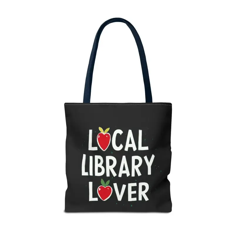 Library Lover Aop Tote Bag Perfect for Everyday Style