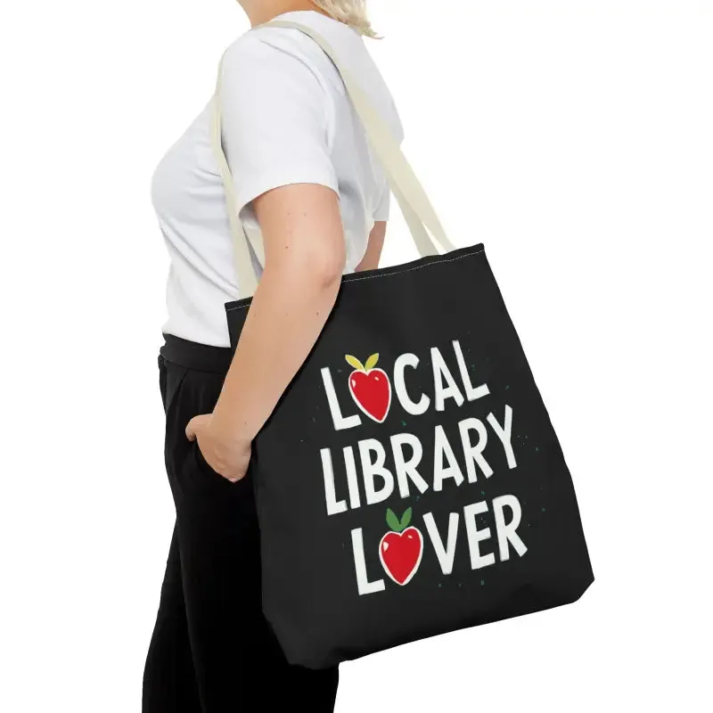 Library Lover Aop Tote Bag Perfect for Everyday Style
