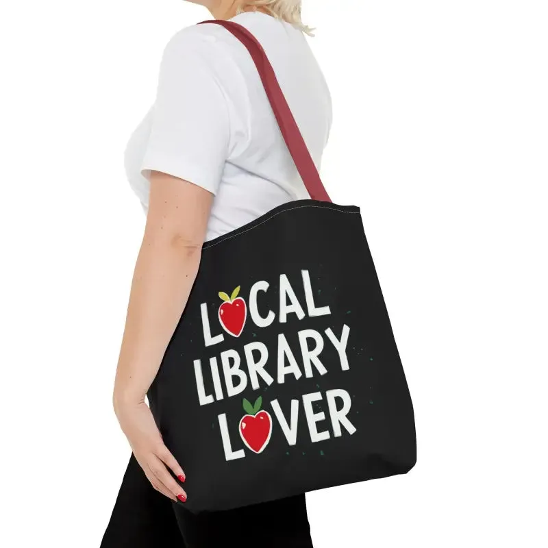 Library Lover Aop Tote Bag Perfect for Everyday Style