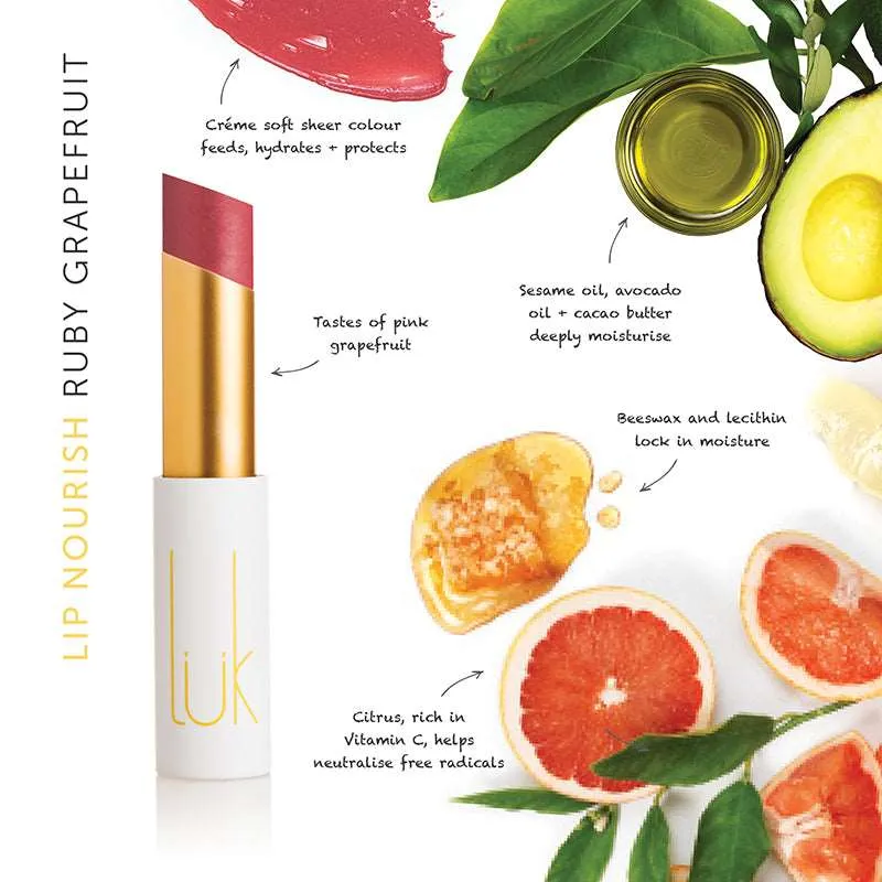 Lip Nourish - Ruby Grapefruit