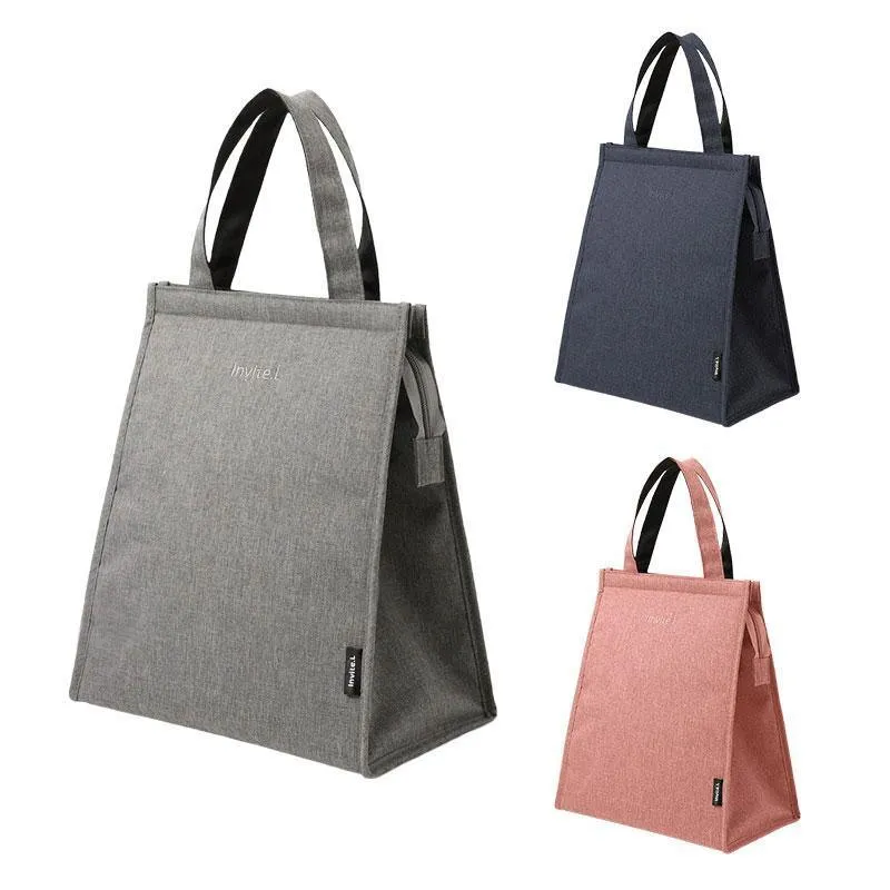 Lunch Bag 1PC 3Sizes 3Colours Thermal Insulated