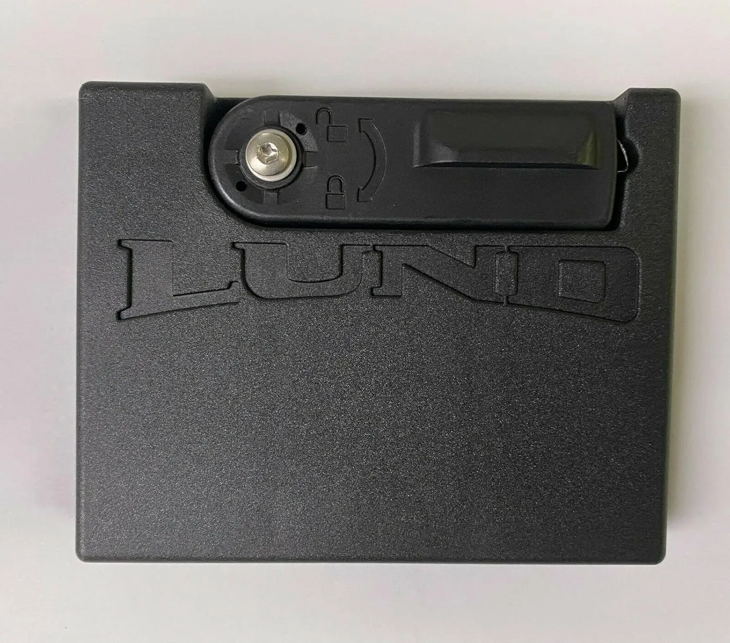 Lund Quick Release Straight Sport Track Bracket, Black, Flat Bracket