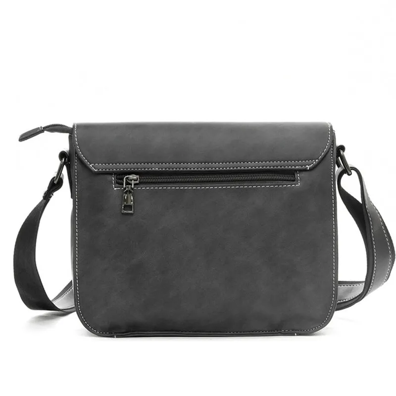 Luxury Business Brown Shoulder Bags Faux Leather
