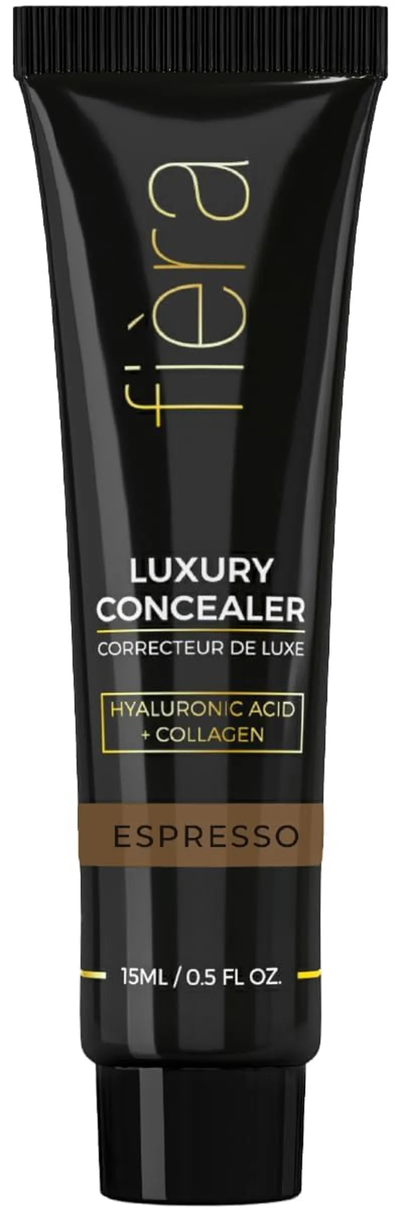 Luxury Concealer with Anti-Aging Ingredients - Full Coverage for Dark Circles, Wrinkles, Fine Lines, and Spots, Suitable for All-Day Wear, Perfect for Mature Skin - Bisque, 0.5 FL. OZ. / 15 ML
