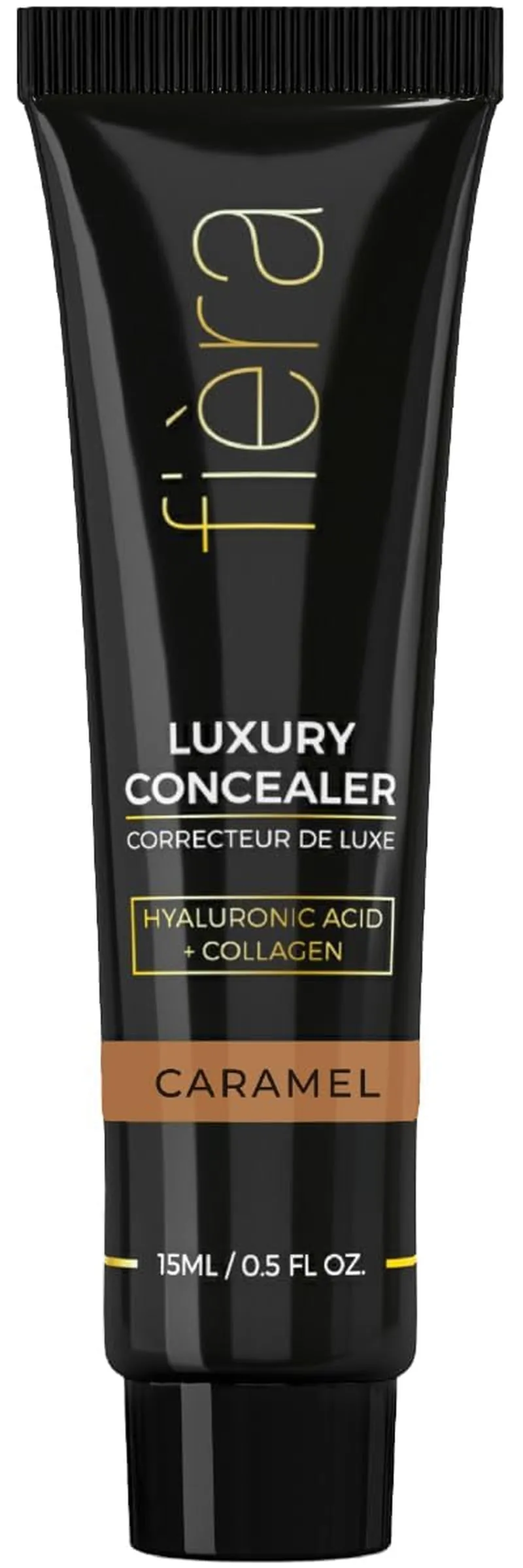 Luxury Concealer with Anti-Aging Ingredients - Full Coverage for Dark Circles, Wrinkles, Fine Lines, and Spots, Suitable for All-Day Wear, Perfect for Mature Skin - Bisque, 0.5 FL. OZ. / 15 ML