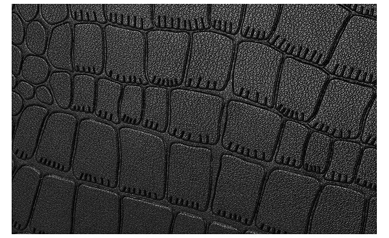 Luxury Designer Black Croc Tote 2 In 1 Handbag