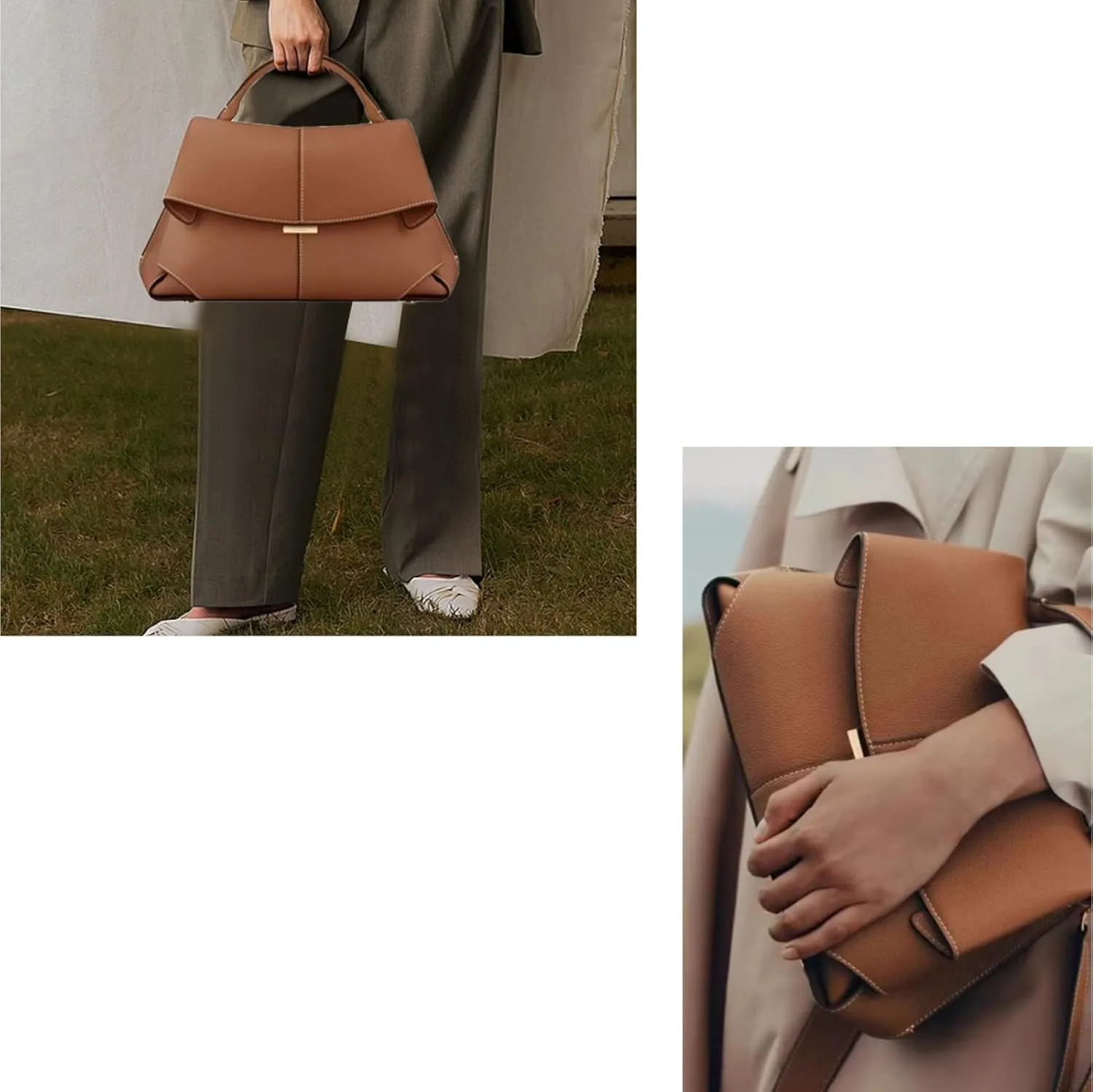 Luxury Handbags for Women Leather Satchel & Top-Handle Designer Bags
