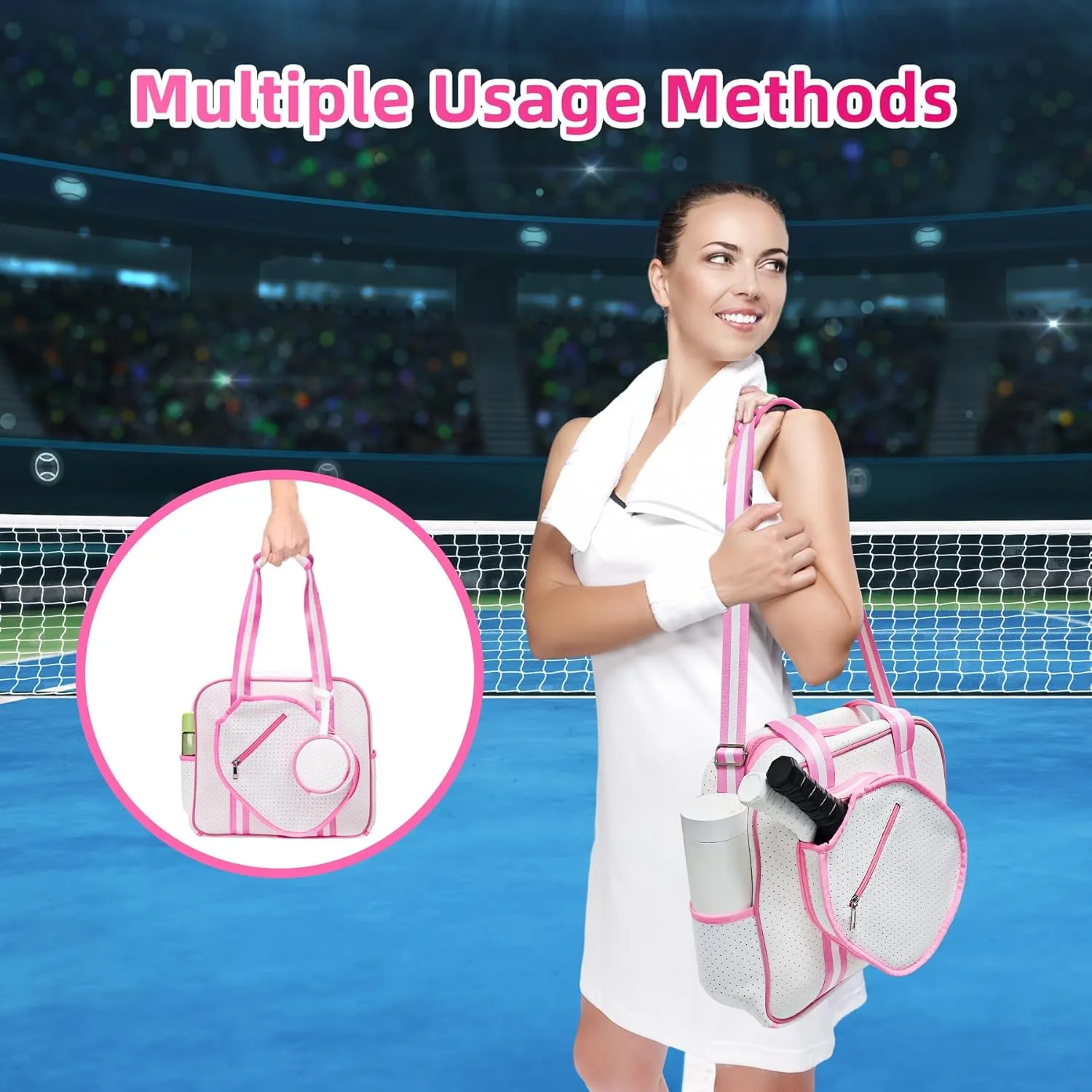 Luxury Pickleball Bags for Women, Cute Paddle Bag Gifts
