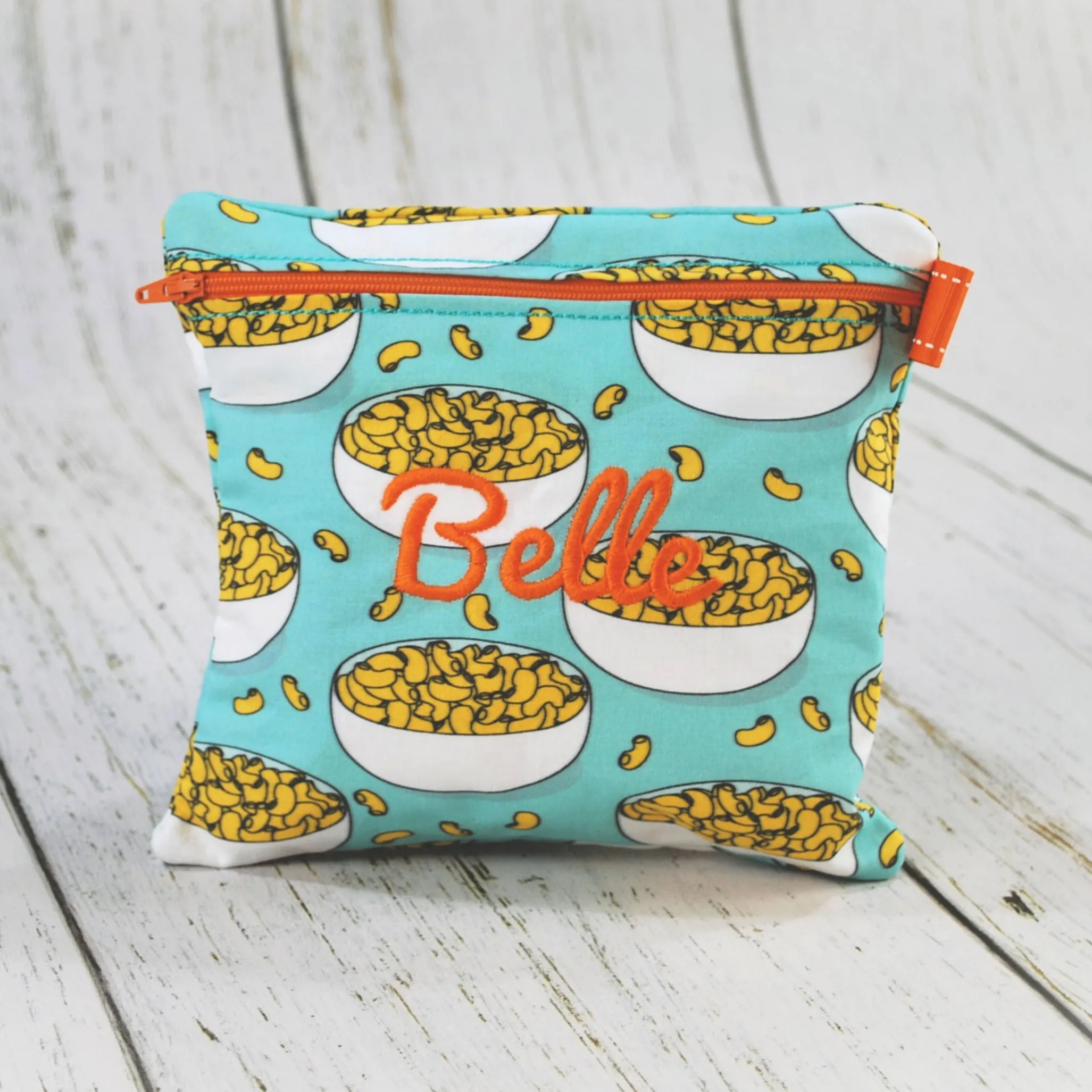 Mac-n-cheese Personalized Reusable Food Bag