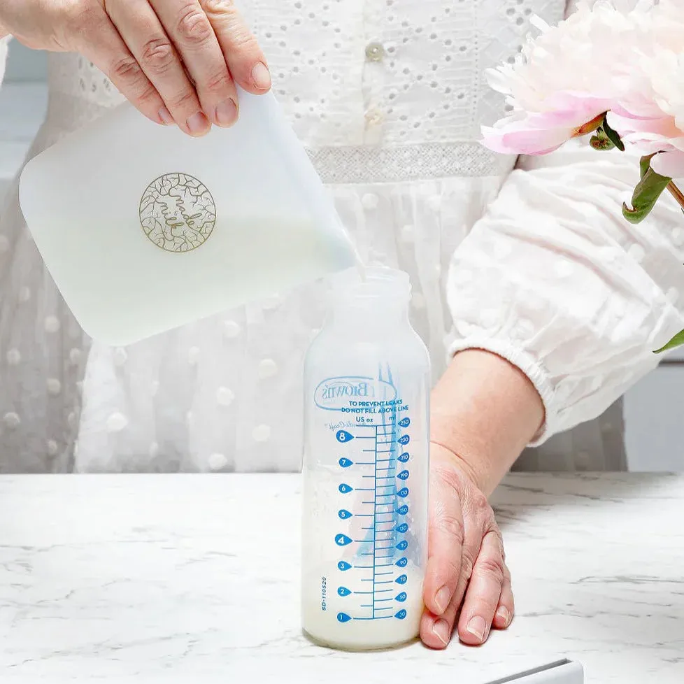 Made to Milk - Reusable Breastmilk Storage Bags (Light Blue 2pk)
