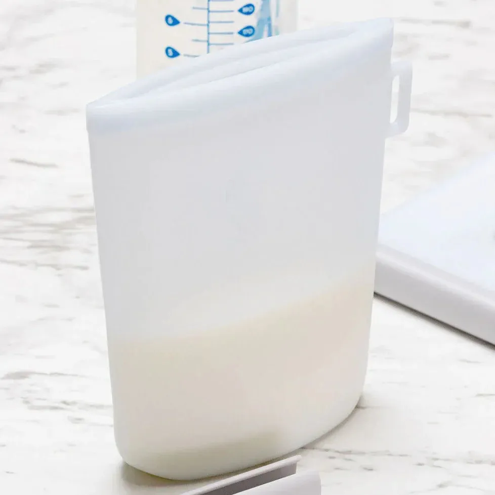 Made to Milk - Reusable Breastmilk Storage Bags (Light Blue 2pk)