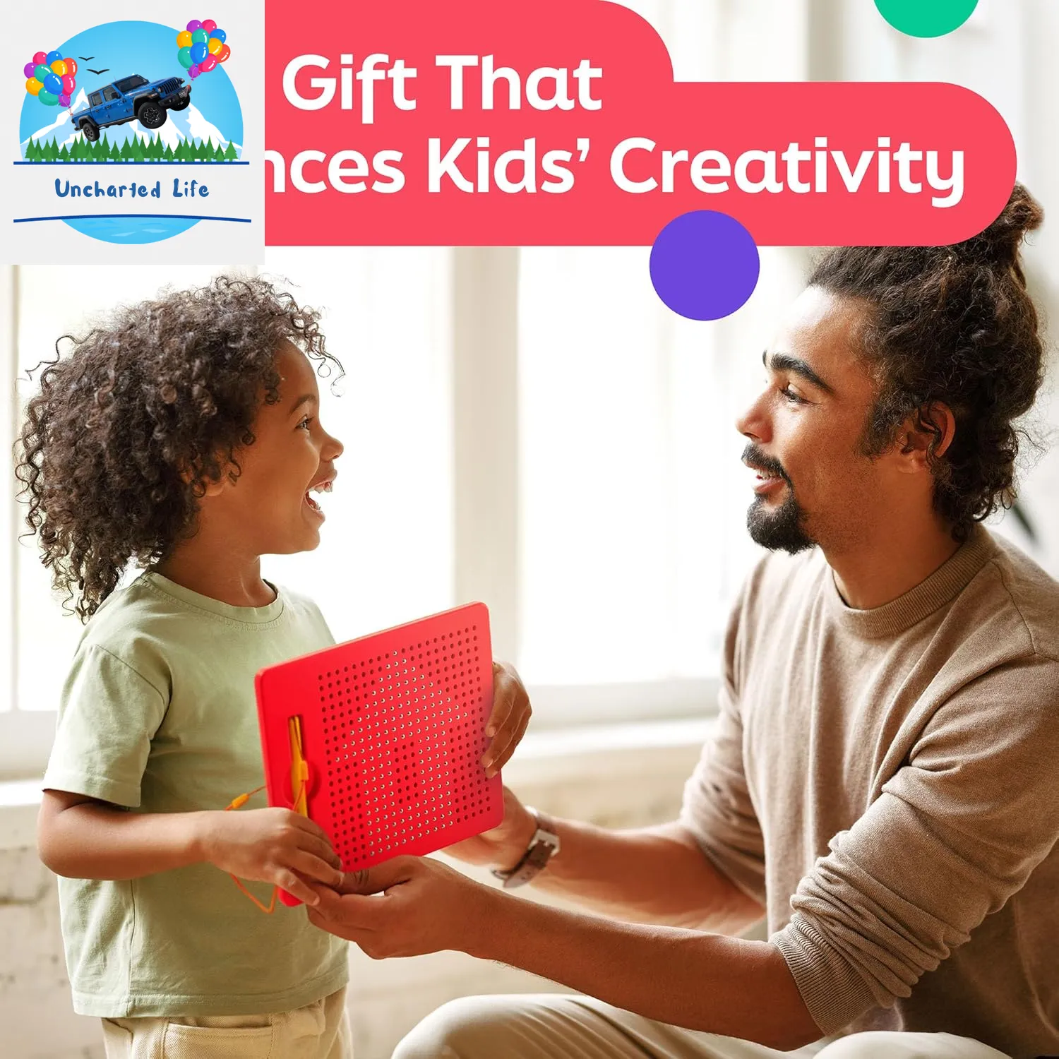 Magnetic Drawing Board for Kids – Glamping Travel Activity Toy