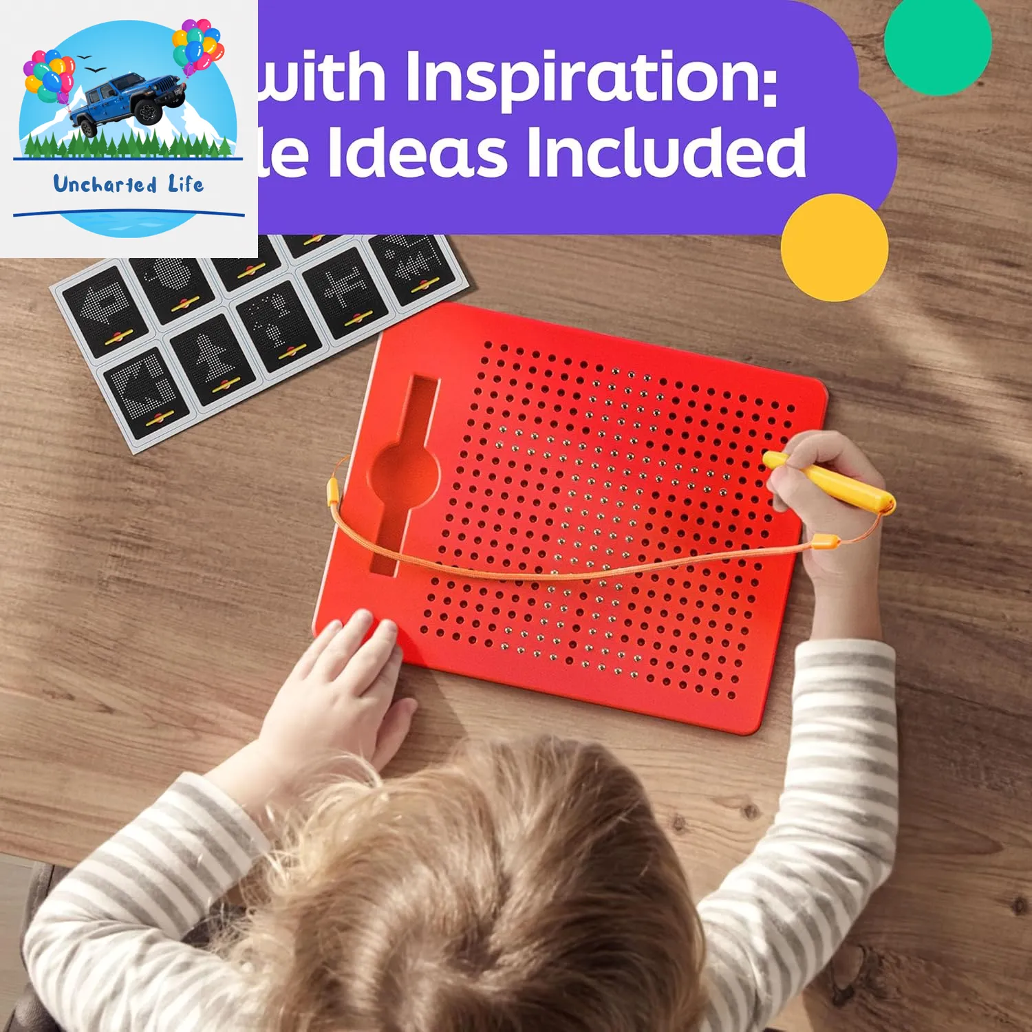 Magnetic Drawing Board for Kids – Glamping Travel Activity Toy
