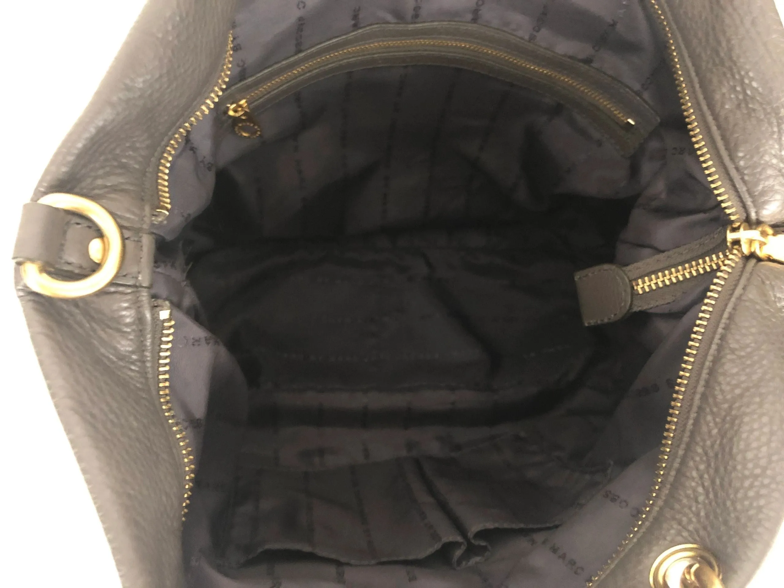 Marc By Marc Jacobs Gray Leather Satchel W/Strap