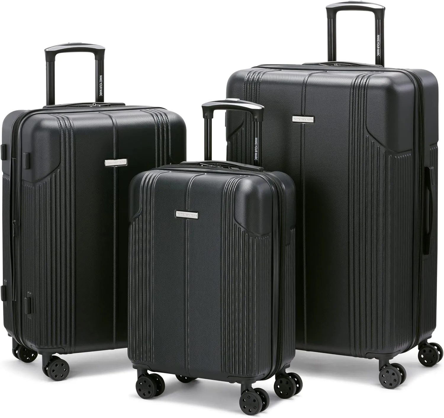 Marc New York Horizon 25" Upright Luggage, Black, Medium