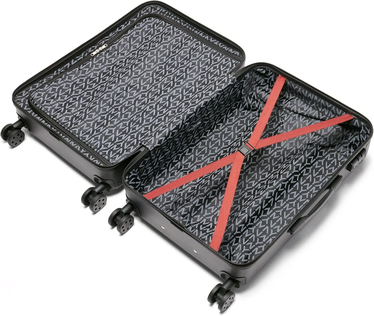 Marc New York Lotus 25" Upright Luggage, Black, Medium