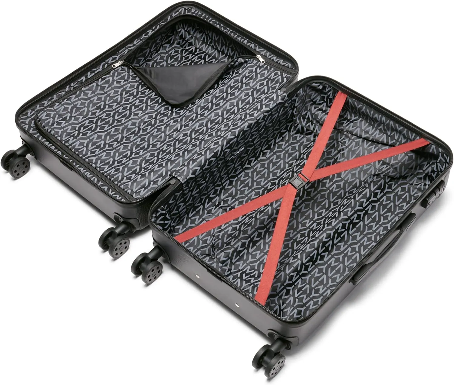 Marc New York Lotus 25" Upright Luggage, Black, Medium
