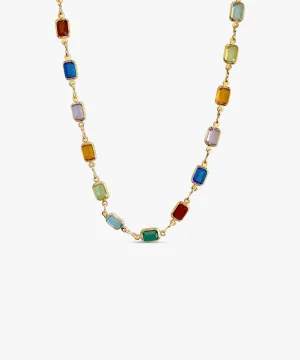 Marion Necklace — Dark Stones
