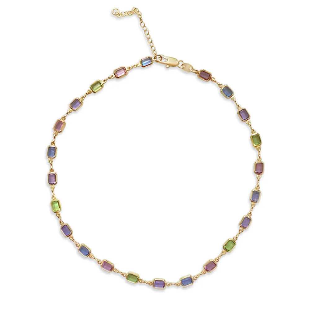 Marion Necklace — Light Stones