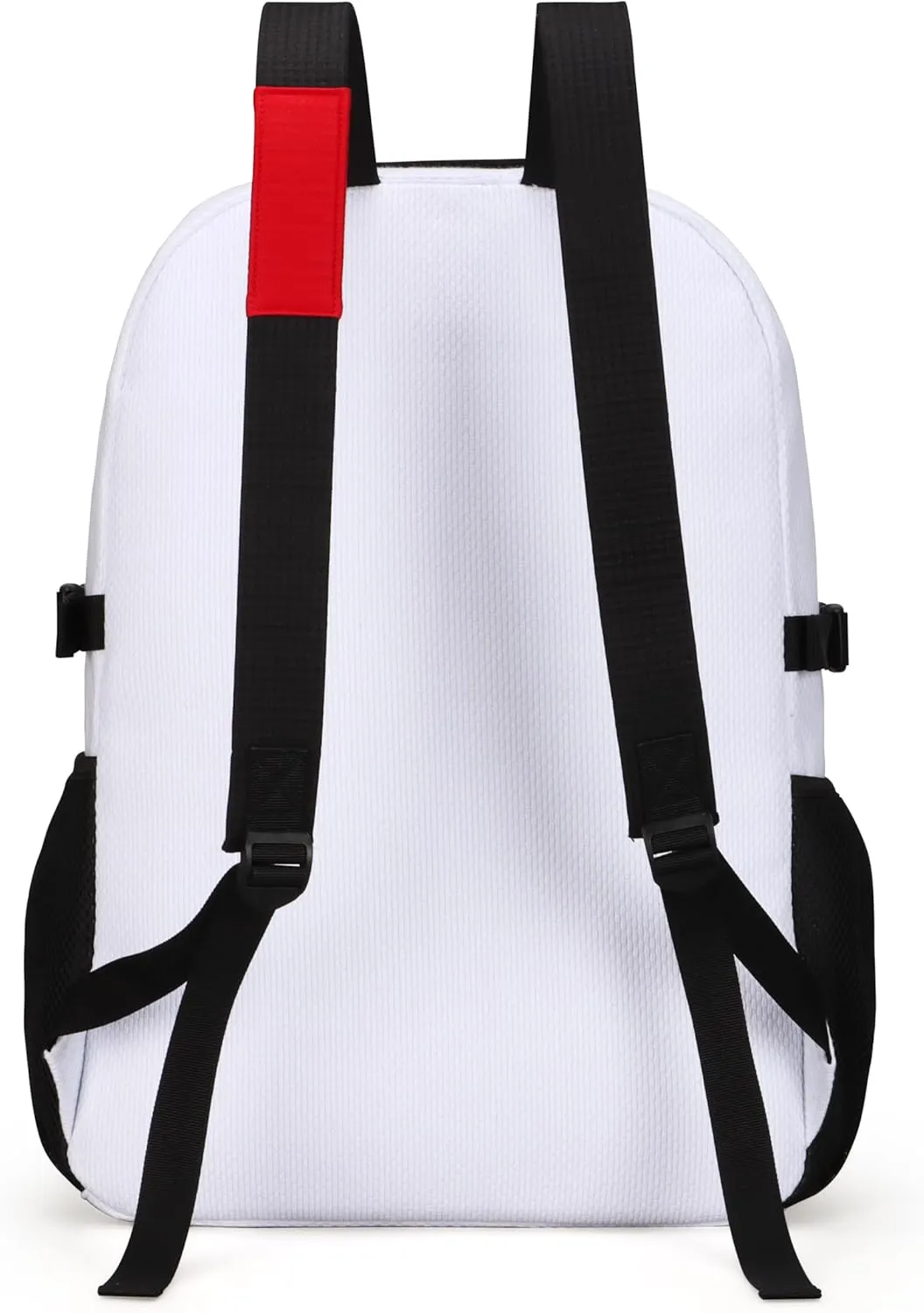 Martial Arts Backpack. Your Brazilian Jiu Jitsu gear bag that represents your achievments. (Black Belt, White)