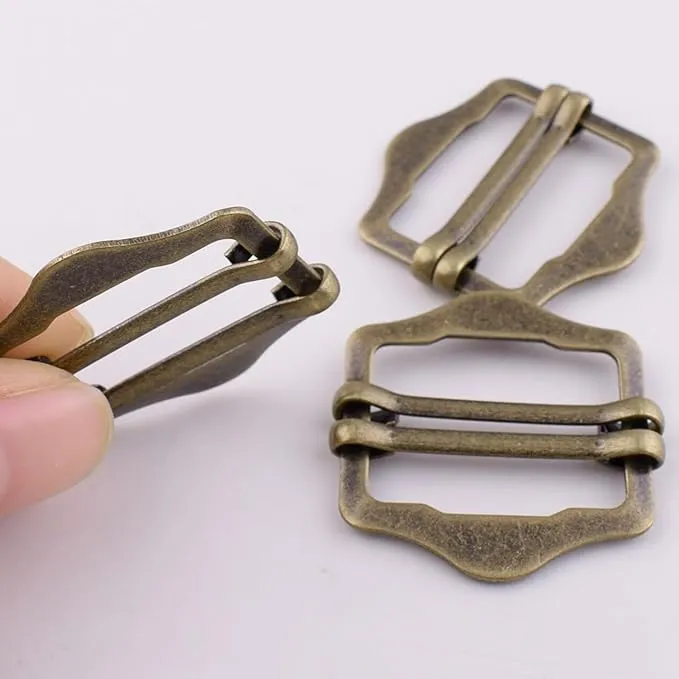 Matt Golden Double Prong Buckle