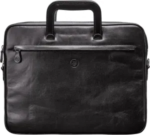 Maxwell Scott - Luxury Leather Document Case for Laptop/Files with Pullout Handles - Handmade in Italy - The Tutti