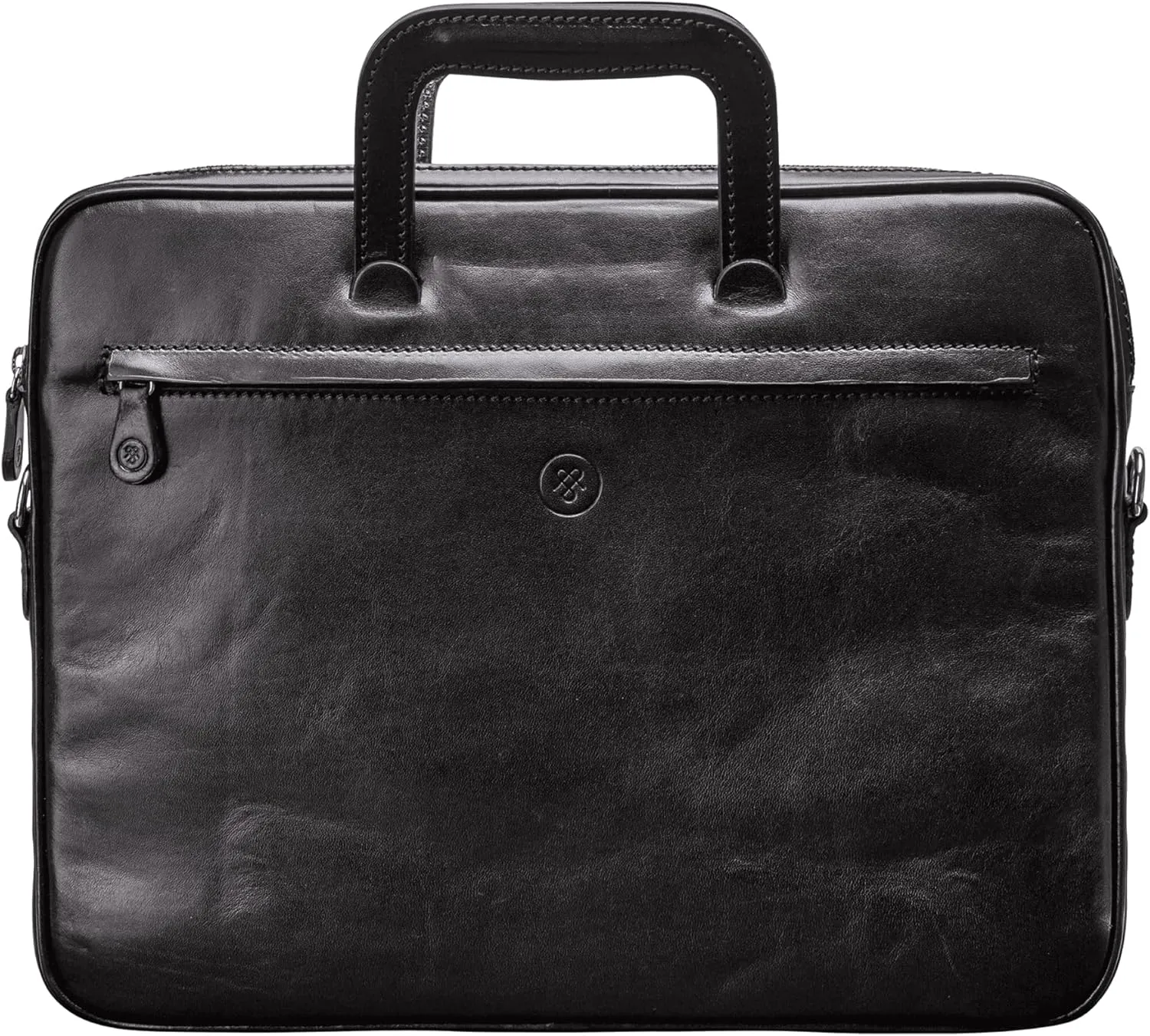 Maxwell Scott - Luxury Leather Document Case for Laptop/Files with Pullout Handles - Handmade in Italy - The Tutti
