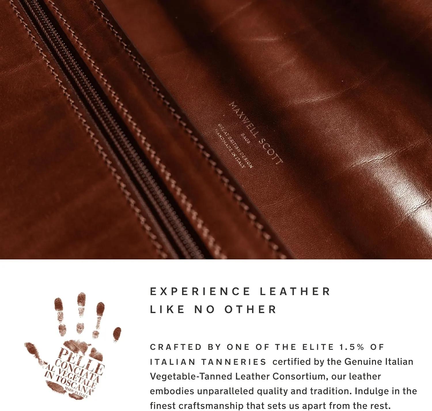 Maxwell Scott - Mens Classic Luxury Leather Bifold Card Wallet Billfold - Made in Italy - The Vittore Chestnut Tan