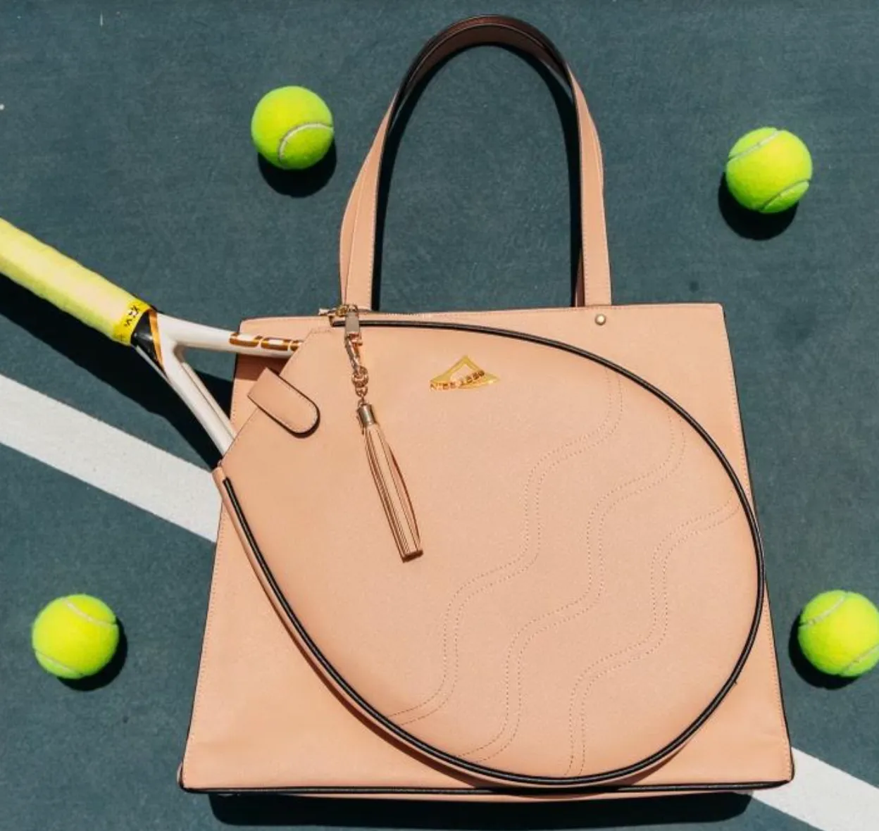 MAYA Tennis Tote Peach
