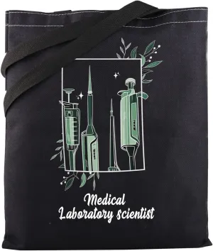 MBMSO Laboratory Gifts Medical Laboratory Scientist Tote Bag Medical Lab Technician Gift for Lab Scientist Appreciation Gifts