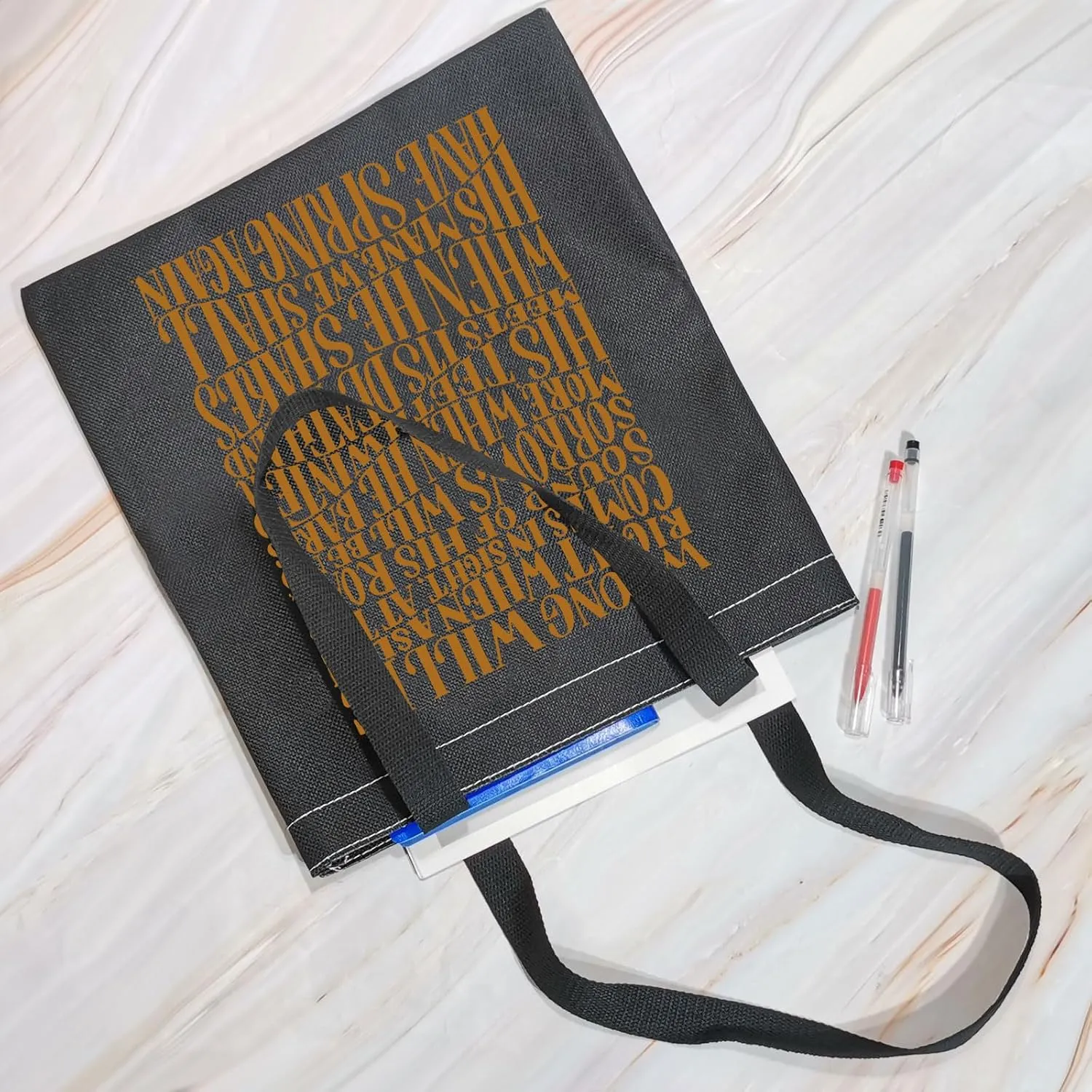 MBMSO Narnia Merchandise CON Inspired Tote Bag Narnia Quote Gifts for Literary Book Lovers Narnia Fans Gift Shoulder Tote Bag