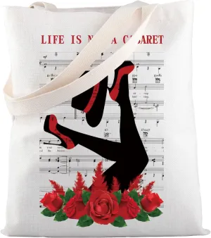 MBMSO RHONY Tote Bag Life Is Not a Cabaret Gift for Real Housewives Fans Bravo Housewives Merchandise Housewives TV Show Gift