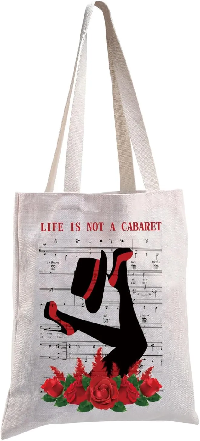 MBMSO RHONY Tote Bag Life Is Not a Cabaret Gift for Real Housewives Fans Bravo Housewives Merchandise Housewives TV Show Gift