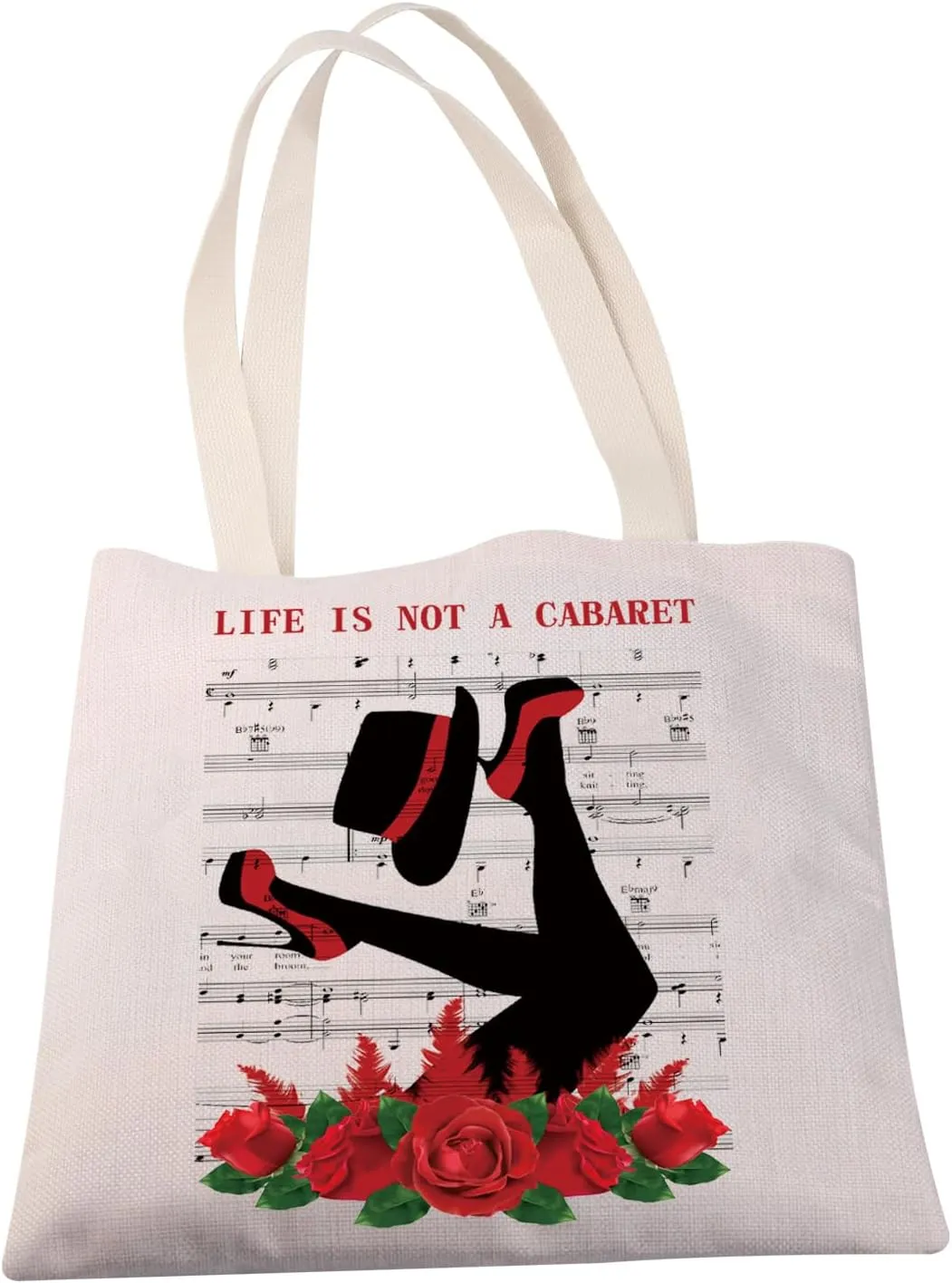 MBMSO RHONY Tote Bag Life Is Not a Cabaret Gift for Real Housewives Fans Bravo Housewives Merchandise Housewives TV Show Gift