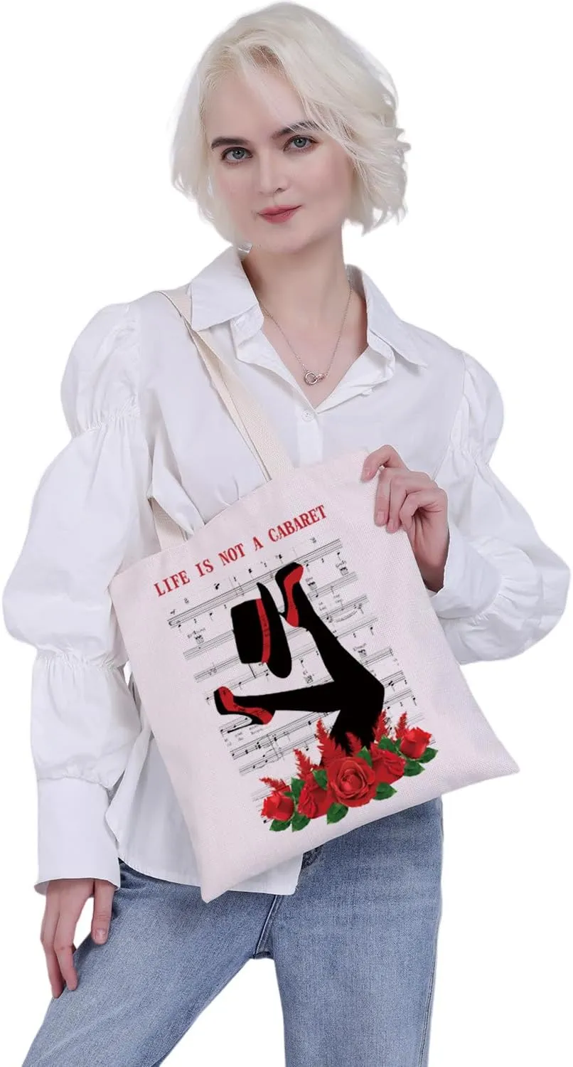 MBMSO RHONY Tote Bag Life Is Not a Cabaret Gift for Real Housewives Fans Bravo Housewives Merchandise Housewives TV Show Gift