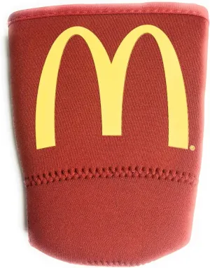 McDonalds SodaSOK Red Large Size 30oz Insulated Thermal Neoprene Drink Cup Sleeve Iced JavaSOK