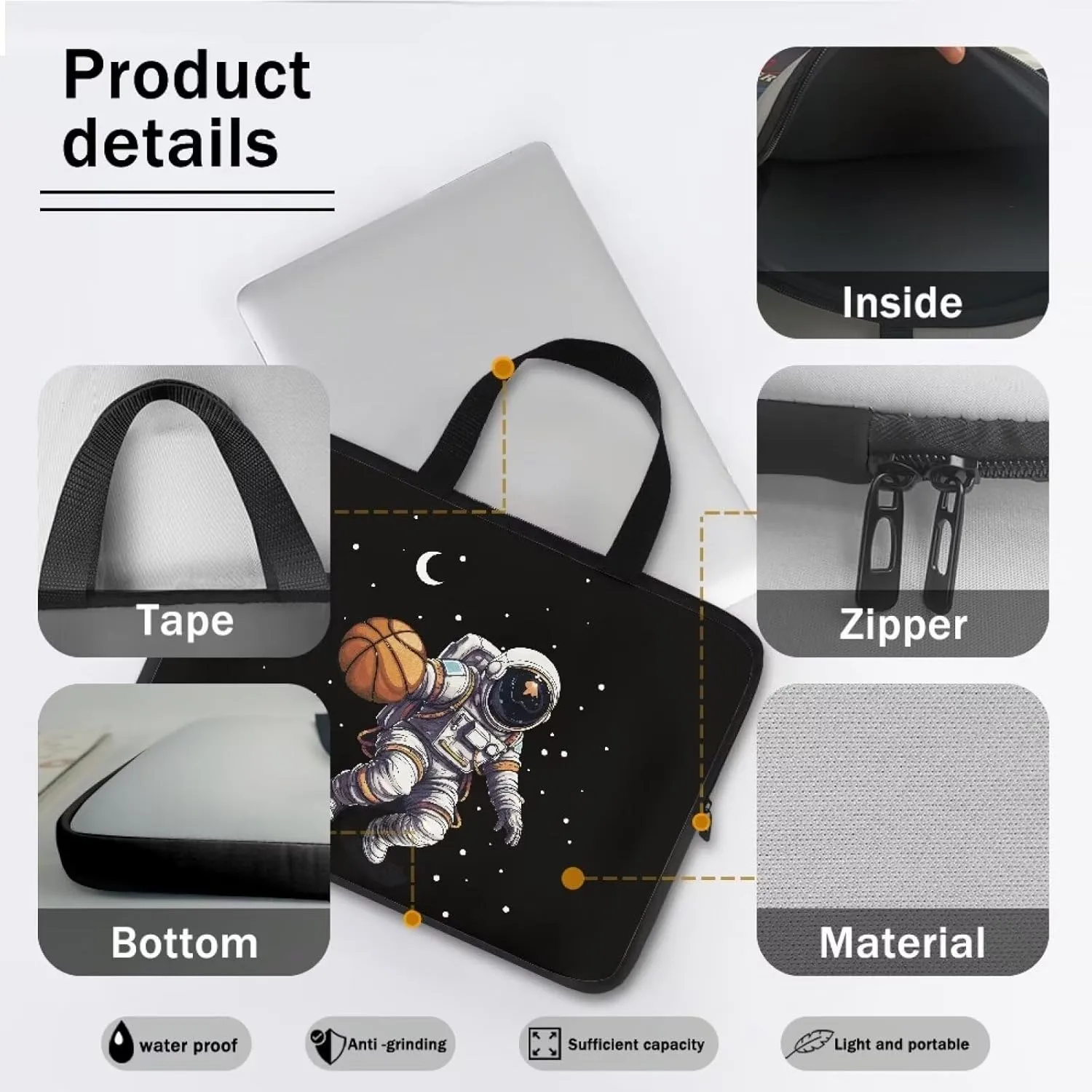 Messenger Bag Laptop Briefcases for Men 15.6 Inch Laptop Bag Computer Bag Lightweight Shoulder Handbag